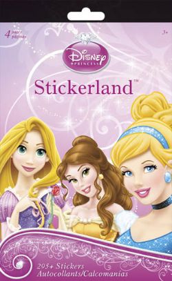 AUTOCOLLANTS PRINCESSE DISNEY RAIPONCE - CAHIER DE 4 PAGES